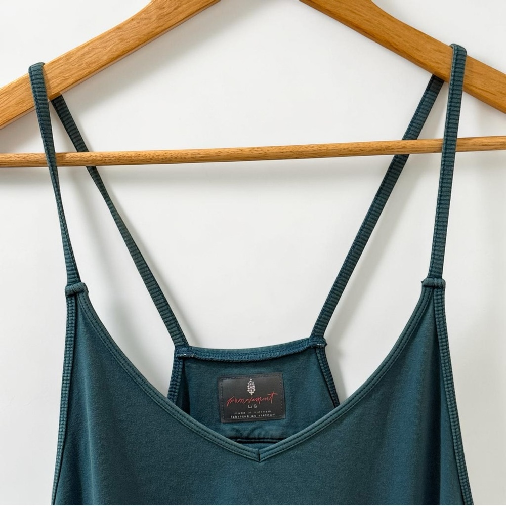 FP Movement Hot Shot Onsie Teal Onesie Jumpsuit Slouchy Active Romper Large - Picture 7 of 10